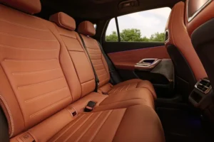 the back seat of mercedes benz glc
