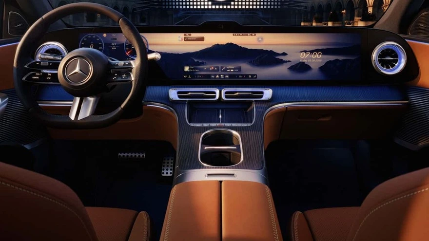 mercedes glc with eq technology interior